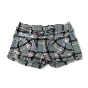Forever 21 Plaid Tie-Waist Shorts
